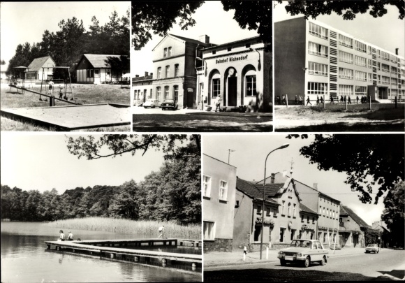 PC Michendorf in Brandenburg, playground, landing stage, train station, local section