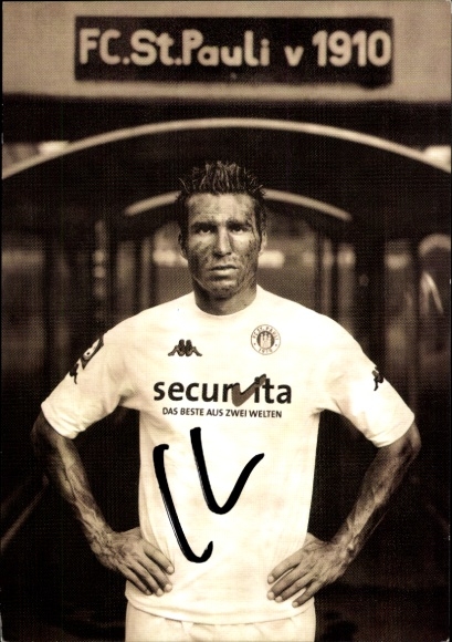 Autogrammkarte Fußballer Jochen Kientz, FC St. Pauli, Autogramm