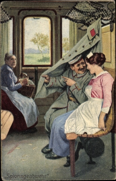 Artist PC Counterintelligence, Soldier, Nurse, Railway Compartment, Always Professional