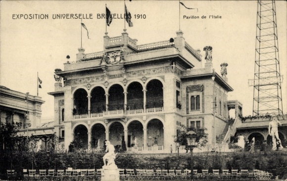 KP Bruksela Bruksela, wystawa 1910, pawilon włoski