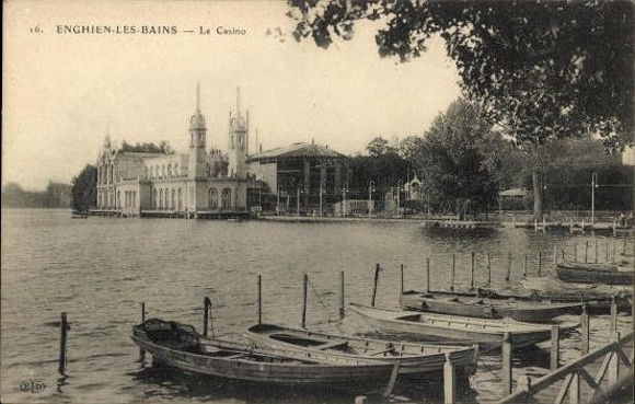 Set von 82 AK von Enghien-les-Bains, verschiedene Ansichten