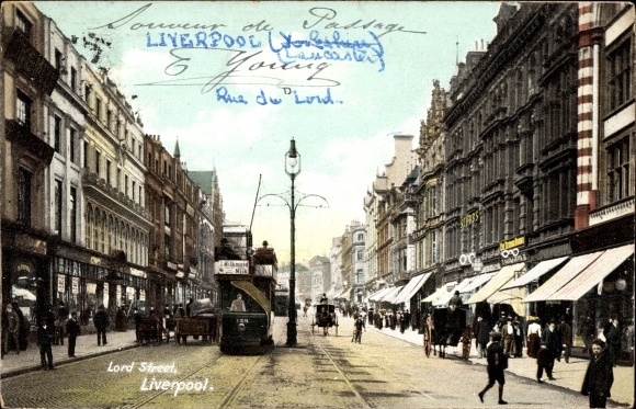 PC Liverpool England, Lord Street, tram