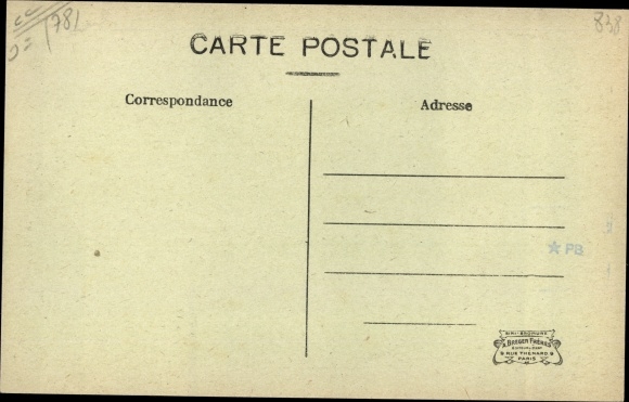 Postcard Acheres Yvelines, The Church