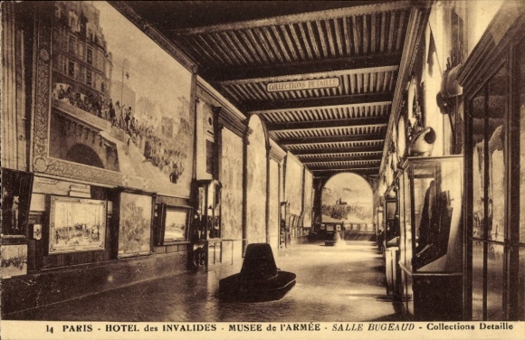 CPA Paris VII, Hôtel des Invalides, Musee de l'Armee, Salle Bugeaud