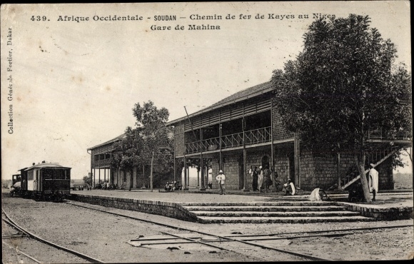 Ak Mali, Gare de Mahina, Chemin de fer de Kayes au Niger