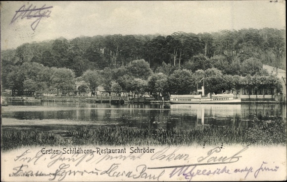 PC Berlin Wilmersdorf Grunewald Schildhorn, Restaurant Schröder, Steamer