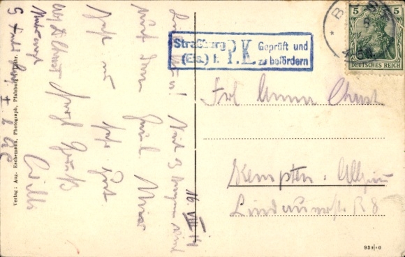 Postcard Bust Büst Alsace Bas Rhin, farm and quarry operation, church