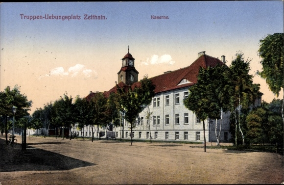 Ak Zeithain in Sachsen, Truppenübungsplatz, Kaserne