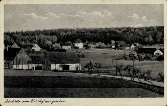 Postcard Dänkritz Neukirchen in Saxony, Dänkritz blacksmith shop, general view