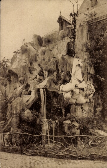 CPA Hasselt Flandre Limbourg, Décorations à l'occasion des septennales fetes de N Dame Virga-Jesse