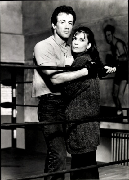 Photo Actors Sylvester Stallone and Talia Shire, Rocky V