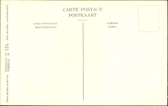 Artist Postcard Dupond, H., Lanius Collurio collurio, Red-backed Shrike, No. 176