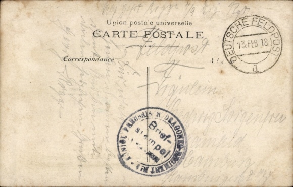 Postcard Kortrijk Courtrai West Flanders, Railway