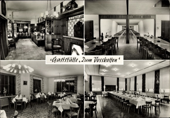 KP Greven w Westfalii, restauracja Zum Vosskotten, właściciel Josef Temme, kręgielnia