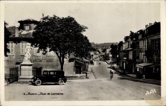 Ak Auch Gers, Rue de Lorraine