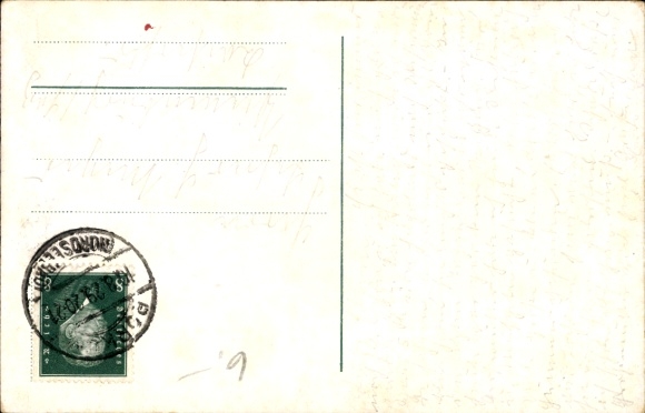 Judaika Song Postcard Borkum Song, Flat Feet, Anti Jewish