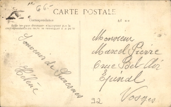 Postcard Suresnes Hauts de Seine, bridge, boat mooring, ships on the water, blue sky