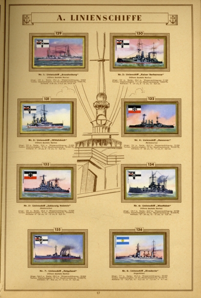 Our navy ship pictures collection picture album of the Jasmatzi cigarette factory Dresden 1933