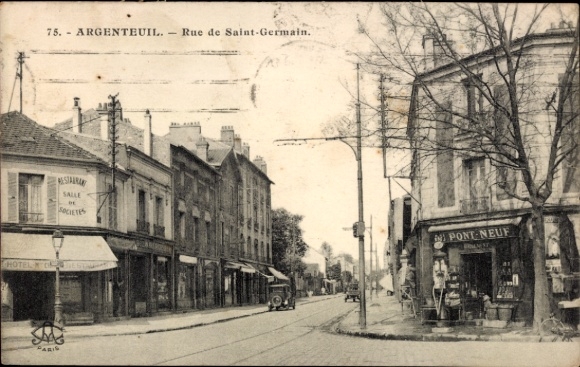Picture Argenteuil Yonne, street view, Rue de Saint Germain