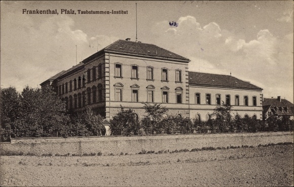 Ak Frankenthal in der Pfalz, Taubstummen-Institut