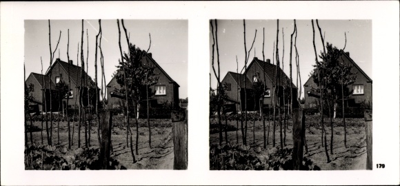 Stereo spatial image photo &quot;The NS model companies&quot;, No. 489 III/179 Dorsten carpet factory Hervest