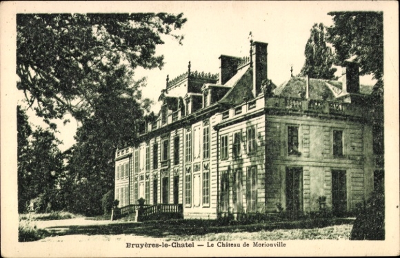 CPA Bruyères le Châtel Essonne, Château de Morionville
