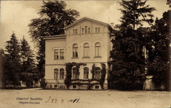Ak Gaudlitz Ablaß Mügeln in Sachsen, Oberhof Gaudlitz