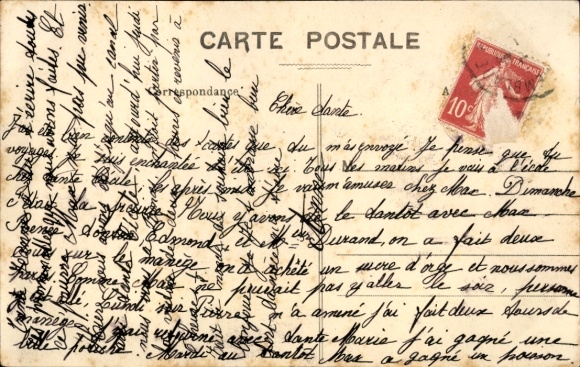Postcard La Tremblade Charente Maritime, Gare de la Greve