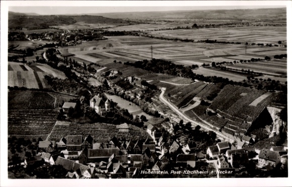 Ak Kirchheim am Neckar, Landschaftsaufnahme von Hohenstein
