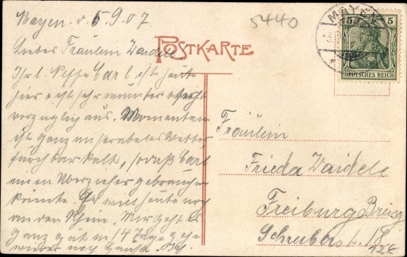 Postcard Mayen in the Eifel, spa hotel in the Nettetal