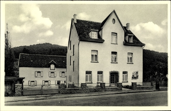Postcard Antweiler an der Ahr, school camp in Duisburg, exterior view
