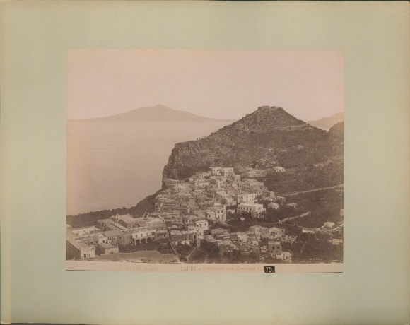 Photo around 1880, Capri Naples Campania, Panorama dal Castello