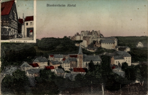 KP Blankenheim an der Ahr Eifel, częściowy widok, Hotel Kölner Hof