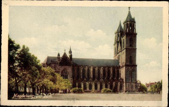 49 Ak Magdeburg Elbe, diverse Ansichten, kleinformatig