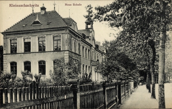 Postcard Dresden Kleinzschachwitz, Neue Schule