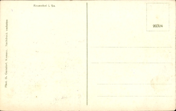 Postcard Postcard Rosenthal Oberlausitz, pilgrimage to UL Frau von der Linde, miraculous image, church