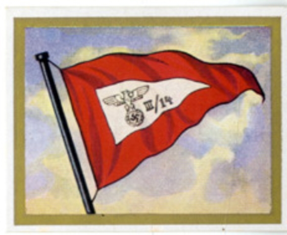 Collection picture III. Reich flags and standards No. 56, Book 1, command flag of the SA Sturmbannes