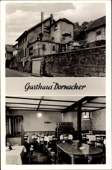 Postcard Frankeneck Rhineland Palatinate, Inn Dornacher, Inh. Karl Ludwig Sonneck