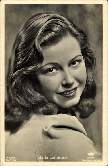 Postcard actress Maria Landrock, portrait, Ross Verlag 3309/1