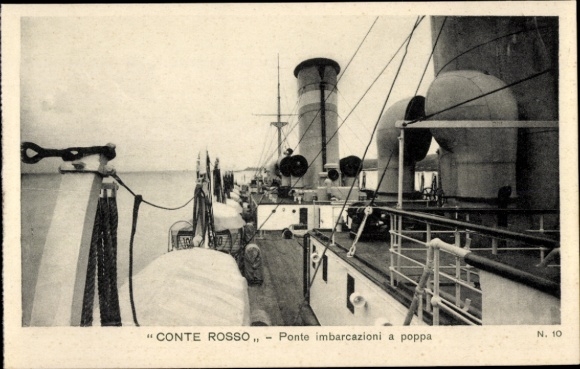 PC steamer Conte Rosso, Lloyd Sabaudo, Italian Line