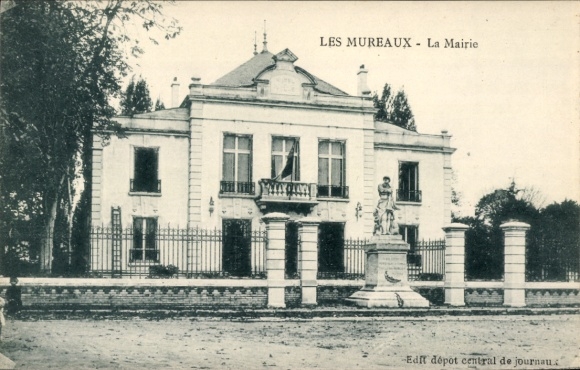 Ak Les Mureaux Yvelines, Rathaus