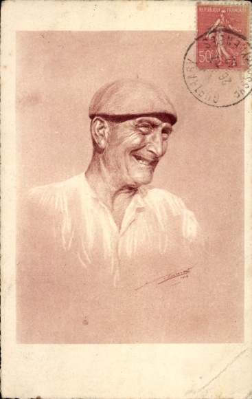 Artysta KP Tetes Baskowie, Mężczyzna, Portret