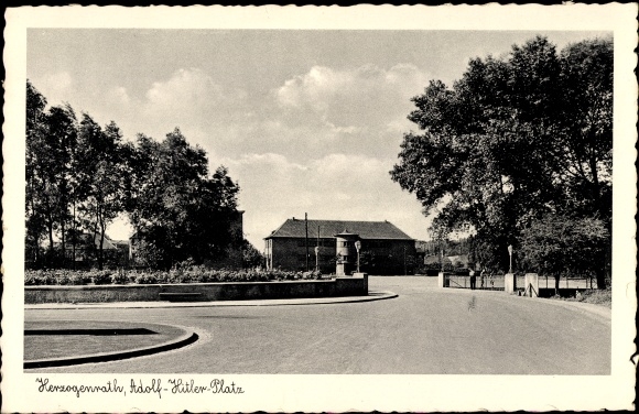 Ak Herzogenrath Nordrhein Westfalen, Adolf Hitler Platz