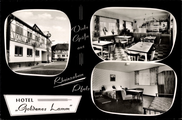 KP passe-partout Rheinzabern w Palatynacie, Hotel Goldenes Lamm, widoki wnętrza