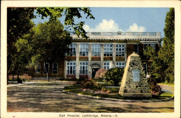 KP Lethbridge Alberta Kanada, szpital Galt