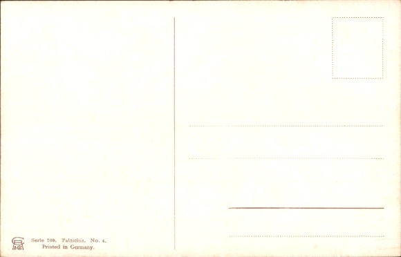 Artist Postcard Perlberg, F., Israel, Evening at the Dead Sea