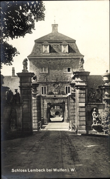 PC Lembeck Dorsten Westphalia, Lembeck Castle, entrance gate