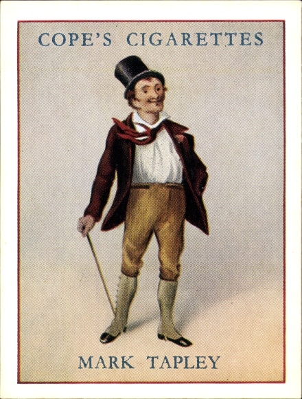 Verzamelbare beeldkarakters van Charles Dickens nr. 13 Mark Tapley, Martin Chuzzlewit, citaat