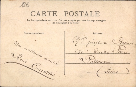 Postcard La Châtre Indre, Quartier du Pont-au-Lay