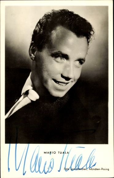Ak Schauspieler Mario Tuala, Portrait